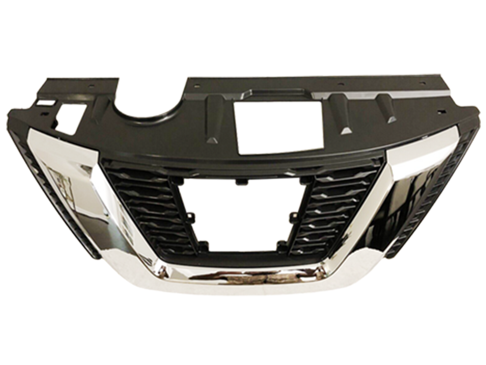 2017 2018 2019 2020 Nissan Rogue Front Bumper Cover Chrome Fog