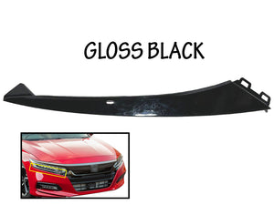 2018 2019 2020 Honda Accord Headlight Lower Molding Trim Front Right Side Gloss Black