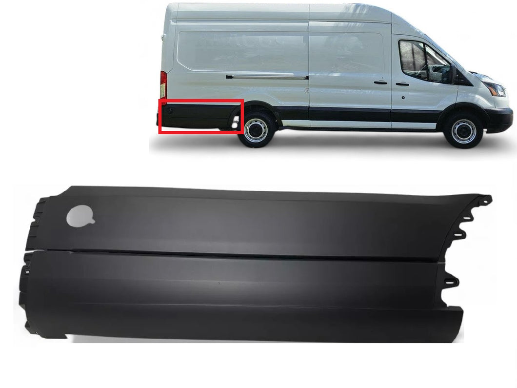 2015 2016 2017 2018 2019 2020 2021 2022 2023 2024 Ford Transit 250 350 350HD Extended Right Rear Bumper Side Cover Extension Panel Passenger