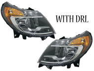 2014 2015 2016 2017 2018 2019 2020 2021 2022 Ram Promaster 1500 2500 3500 Headlight Lamp With DRL Front Left Driver Right Passenger Set - Texas-e-parts