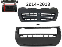 Load image into Gallery viewer, 2014-2018 Ram ProMaster 1500 2500 3500 Front Bumper Center Middle Cover With Upper Grille