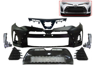 2017 2018 2019 Toyota Corolla XSE SE Front Bumper Cover Upper Lower Grille Daytime Running Light W Cover - Texas-e-parts