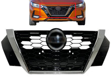 Load image into Gallery viewer, 2020 2021 2022 2023 Nissan Sentra Grille Front Bumper Upper Grille Chrome Honeycomb