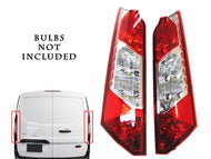 2014 2015 2016 2017 2018 2019 2020 2021 2022 2023 Ford Transit Connect  Left Right Rear Tail Light Set W/o Bulbs