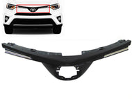 2016 2017 2018 Toyota RAV4 Front Bumper Upper Grille Chrome - Texas-e-parts