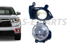 Load image into Gallery viewer, 2014 2015 2016 Toyota Highlander Front Fog Light Lamp With Cover Left Driver Side