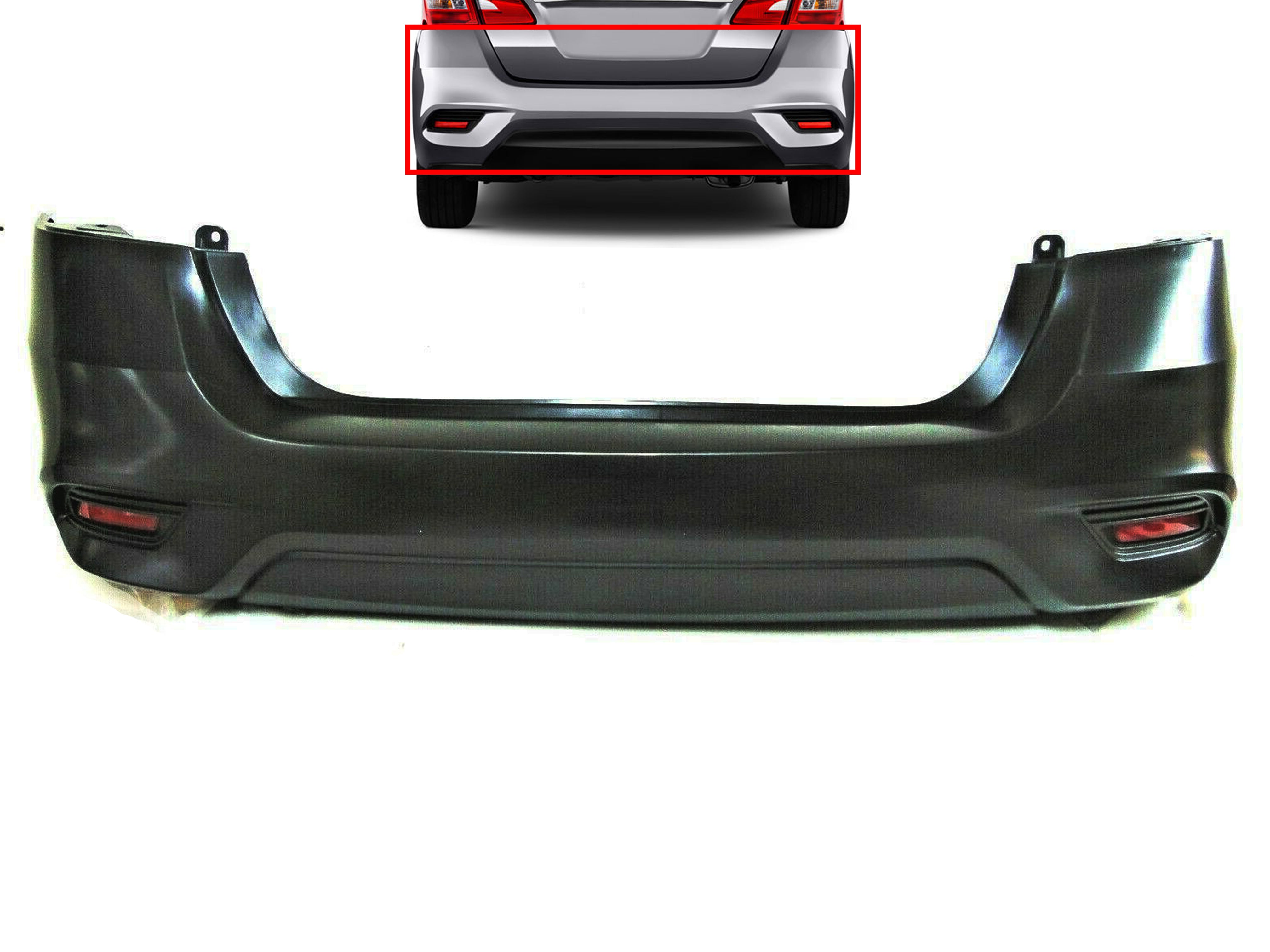 2017 nissan deals sentra back bumper