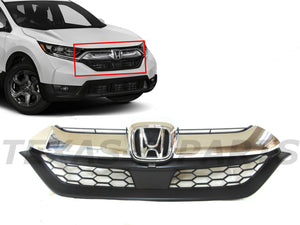 2017 2018 2019 Honda CR-V CRV LX EX EXL Grille Front Bumper Upper Grille - Texas-e-parts