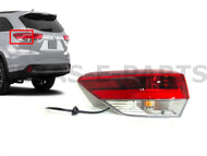 2018-2019 Toyota Highlander Rear Tail Light Lamp Outer Left Driver LH Side - Texas-e-parts