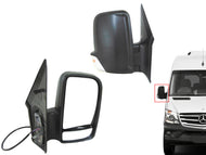 2006-2018 Mercedes Sprinter Van Right Passenger Side View Mirror Short Arm Heated Signal - Texas-e-parts