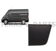 2019 2020 2021 2022 2023 2024 Ram Promaster 1500 2500 3500 Rear Body Side Left Molding Trim Black Driver - Texas-e-parts