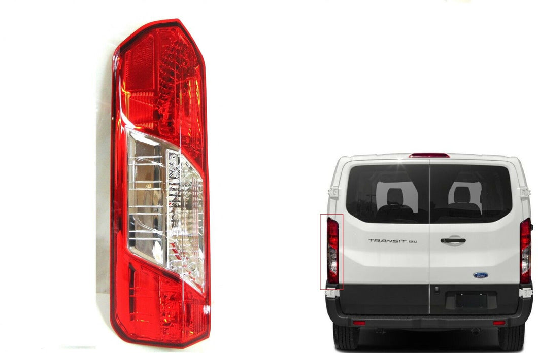 2015 2016 2017 2018 2019 2020 2021 2022 2023 2024 Ford Transit 150 250 350 350HD Left Side Rear Tail Light W/o Bulbs - Texas-e-parts