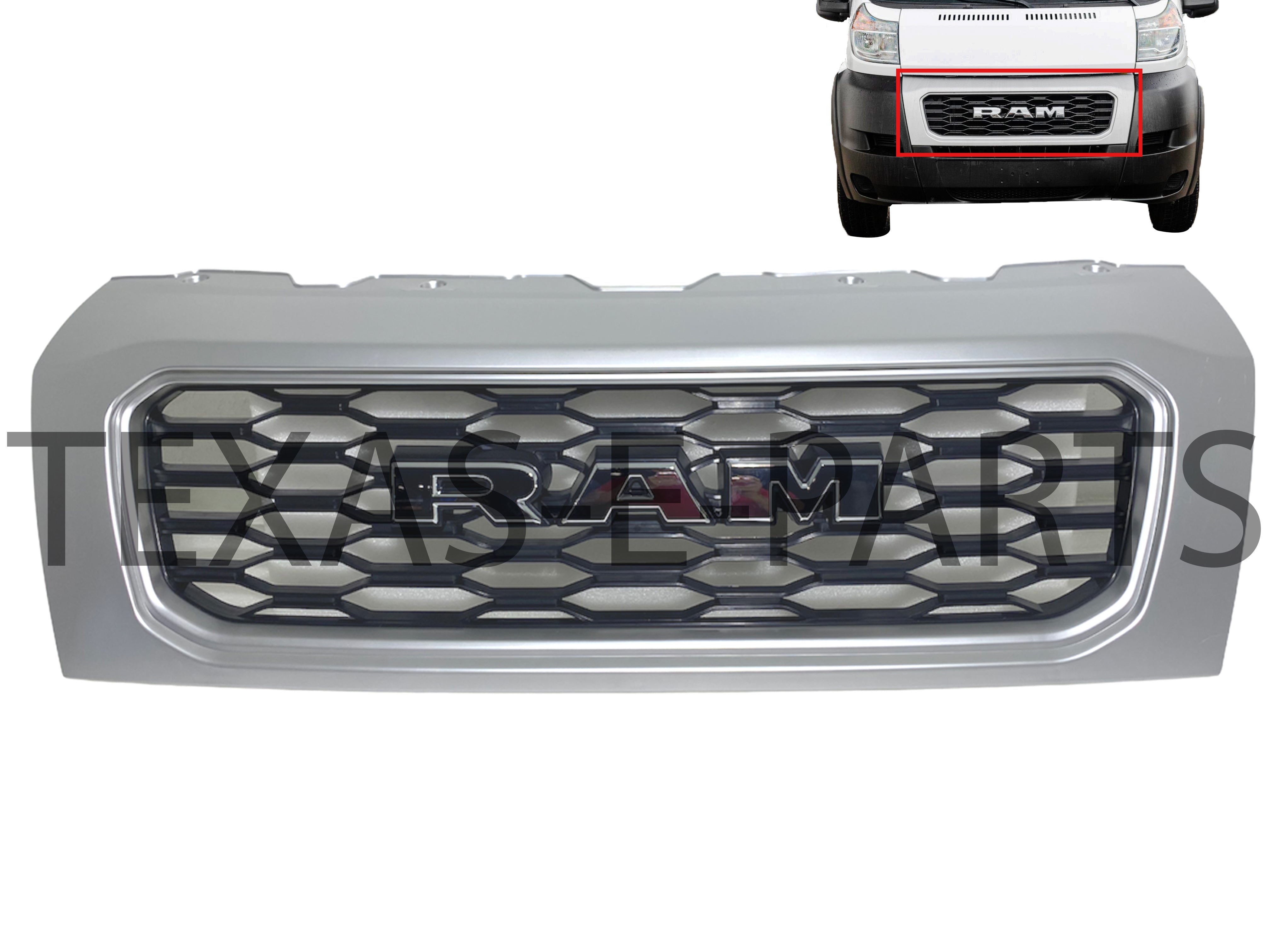 2019 ram promaster hot sale grill