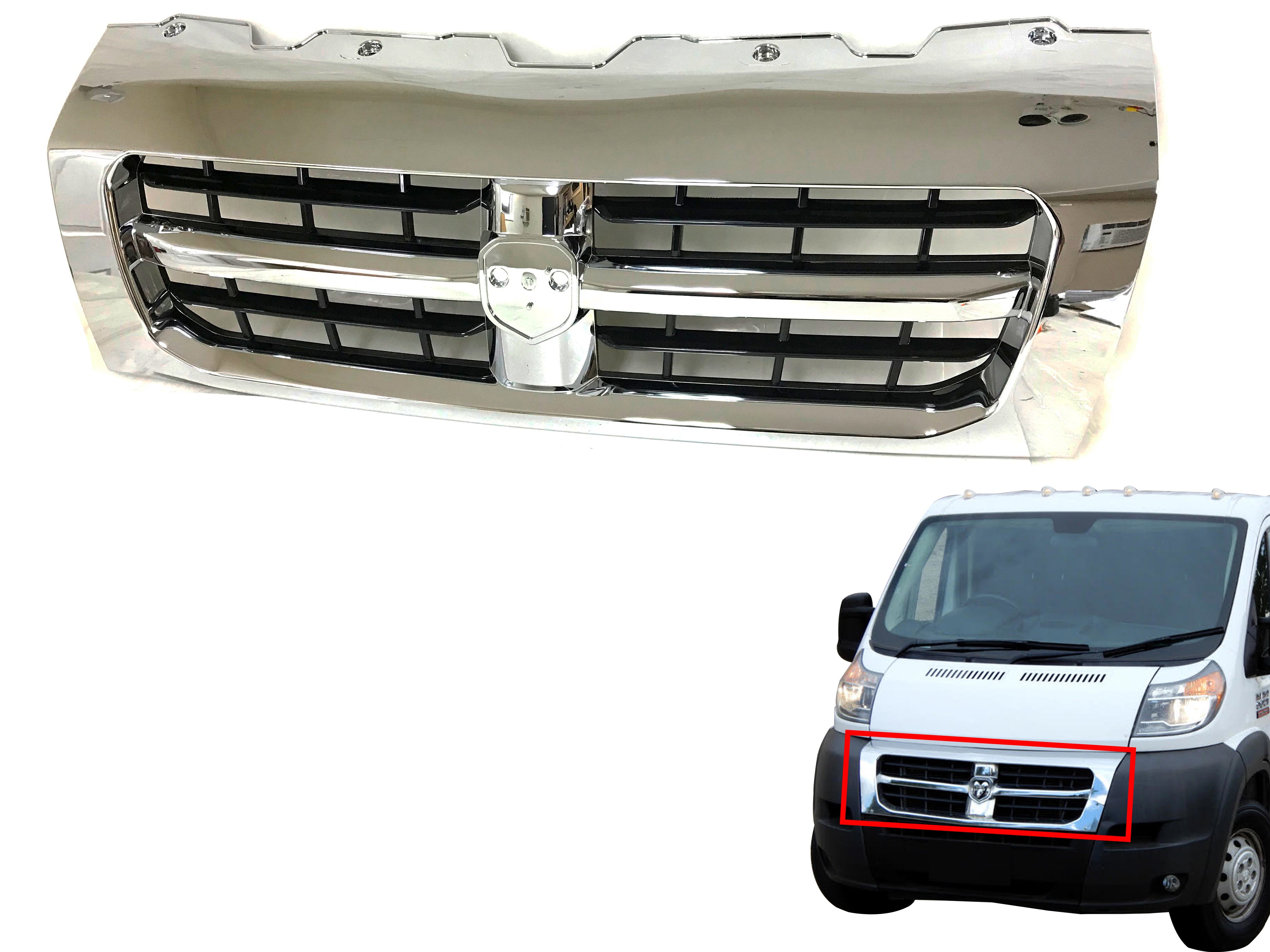 Hood & Related Parts - 2018 Ram ProMaster 1500